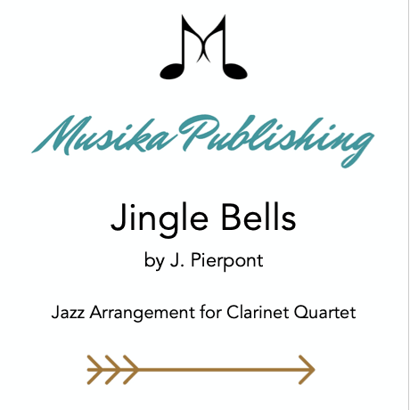 Jingle Bells - Jazz Arrangement for Clarinet Quartet (arr. Kate Agioritis)