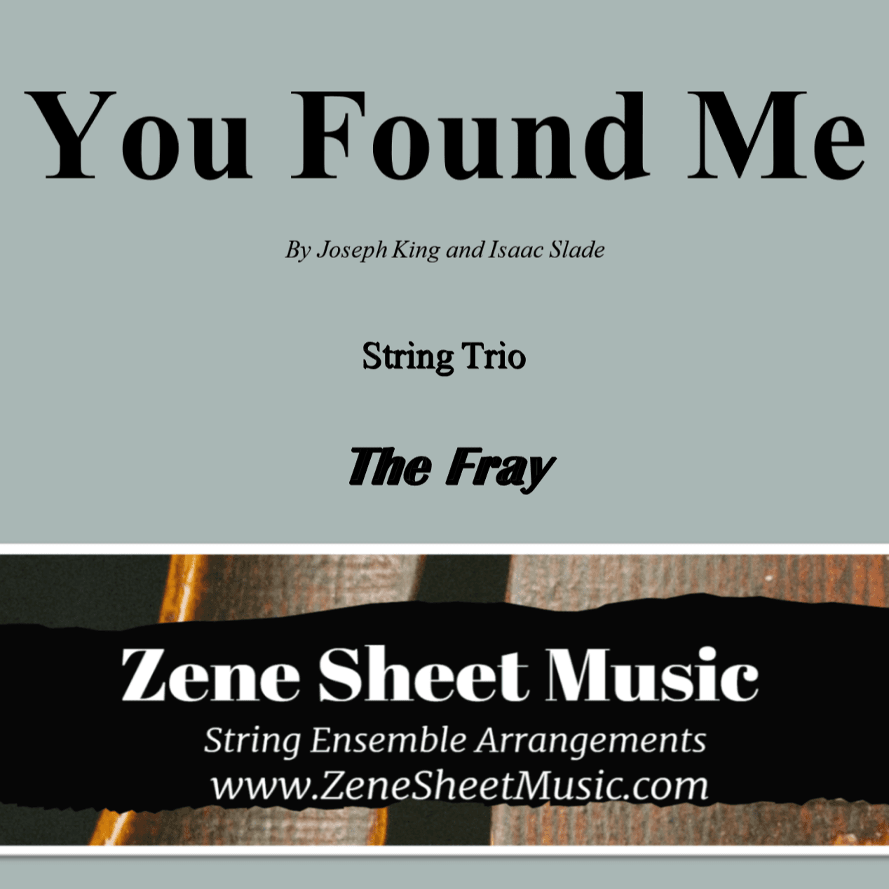 You Found Me (arr. Eve C. Mailly - Zene Strings)
