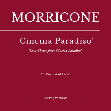 Cinema Paradiso (arr. Flavio Regis Cunha)