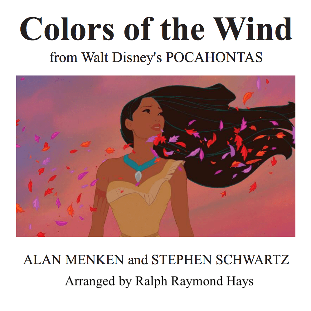 Colors Of The Wind (arr. Ralph Raymond Hays)