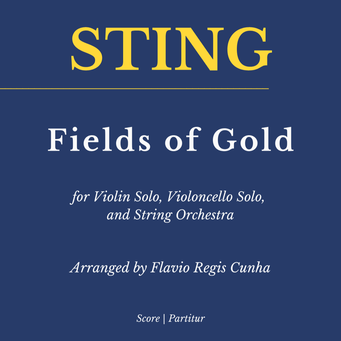 Fields Of Gold (arr. Flávio Régis Cunha)