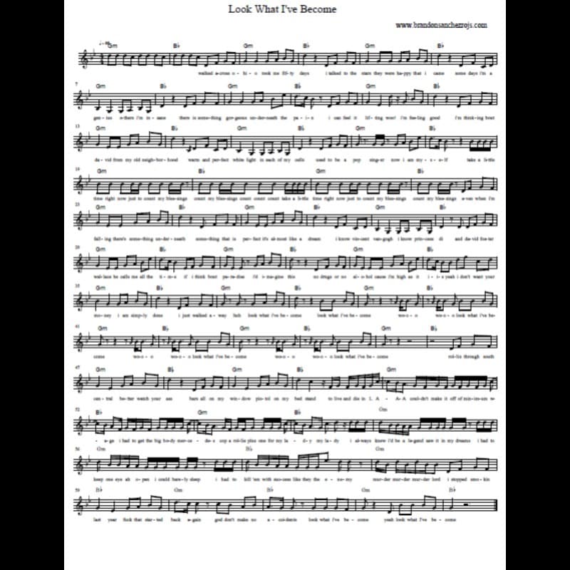 Look What I've Become - Violin
