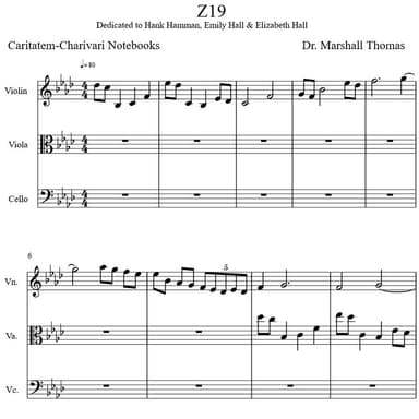 Z 19 for String Trio
