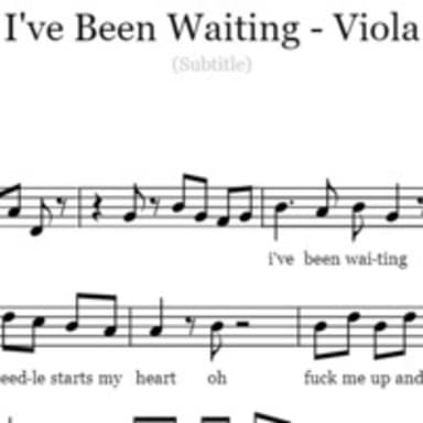 I've Been Waiting - Viola