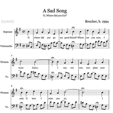 A Sad Song