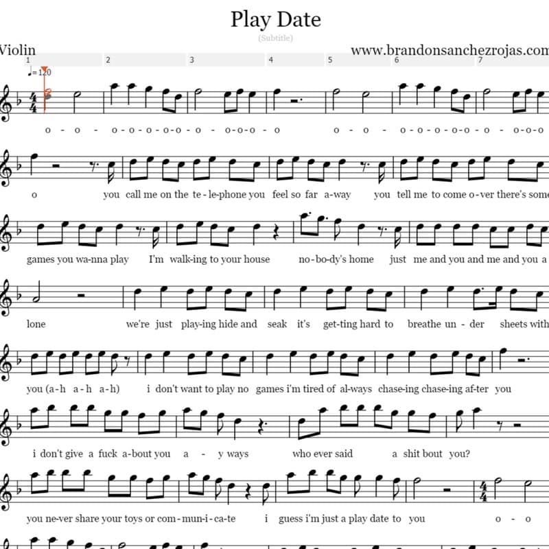 Play Date - Violin