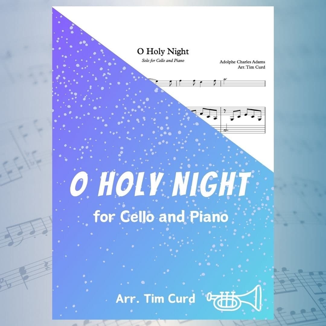 O Holy Night. For Solo Cello and Piano (arr. Tim Curd)