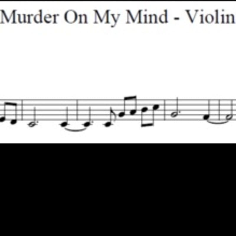 Murder On My Mind - Violin