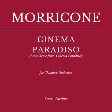 Cinema Paradiso (arr. Flavio Regis Cunha)