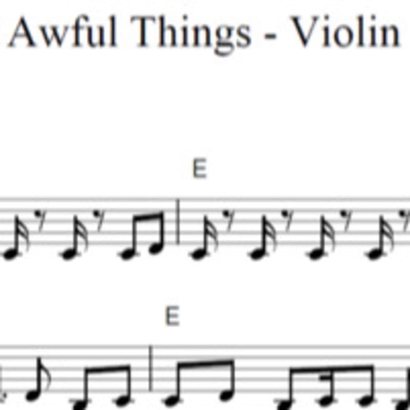 Awful Things - Violin
