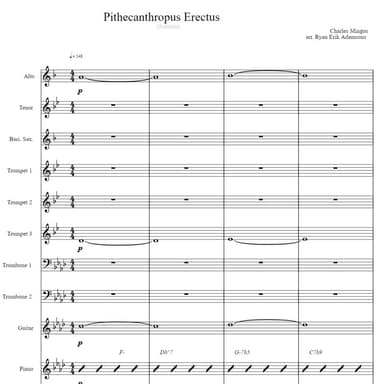 Pithecanthropus Erectus (arr. Ryan Erik Adamsons (ASCAP))
