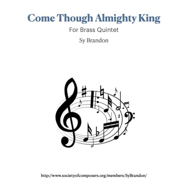 Come Thou Almighty King for Brass Quintet (arr. Sy Brandon)