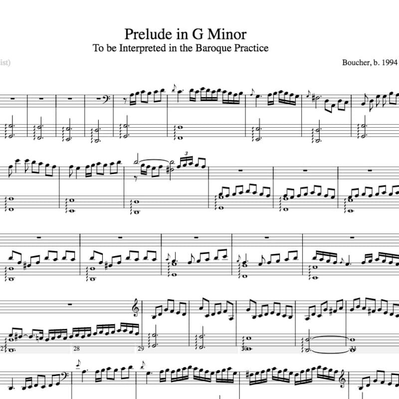 Prelude in G Minor