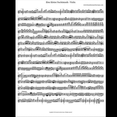 Downtown - Violin