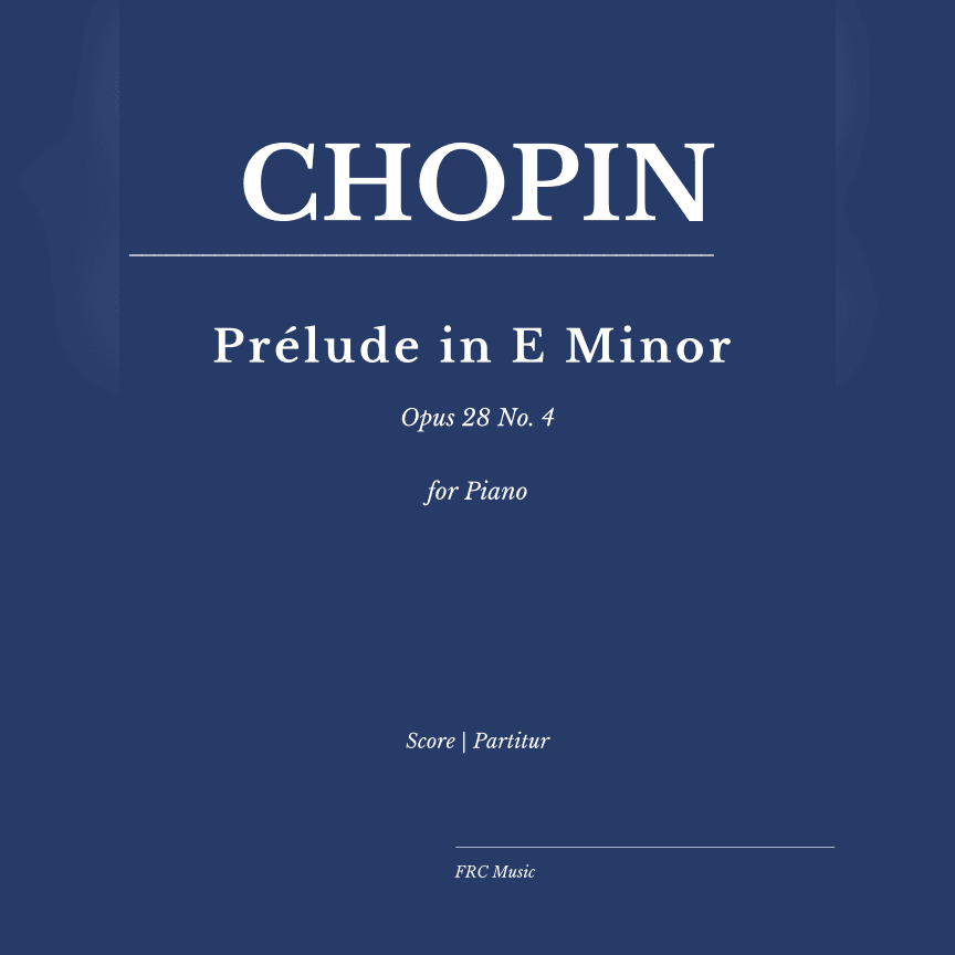 Chopin: Prélude in E Minor, Opus 28 No. 4 for Piano (as played by Martha Argerich) (arr. Flavio Regis Cunha)