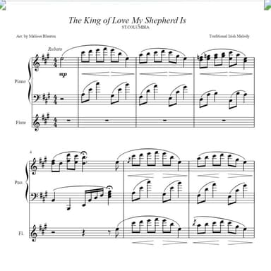 The King Of Love My Shepherd Is (arr. Melissa Blanton)