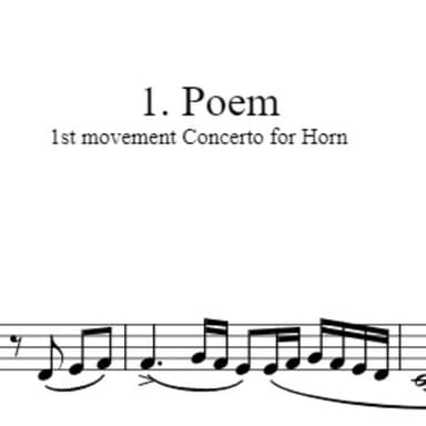 1. Poem