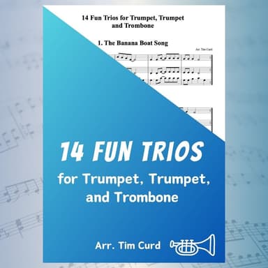 14 Fun Trios For Trumpet, Trumpet And Trombone (arr. Curd.)