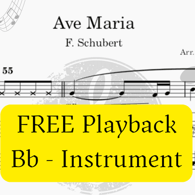 Ave Maria (Schubert) - Pdf Sheet Music + Mp3 Playback + Mp3 Demo (arr. Fabio Eduardo de Oliveira)