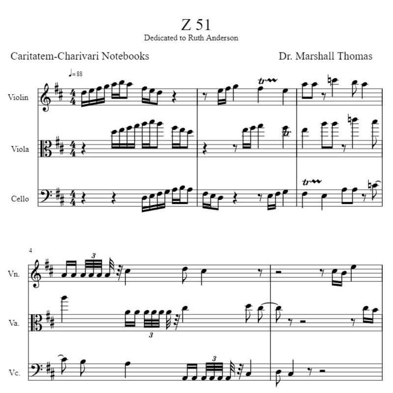 Z 51 for String Trio