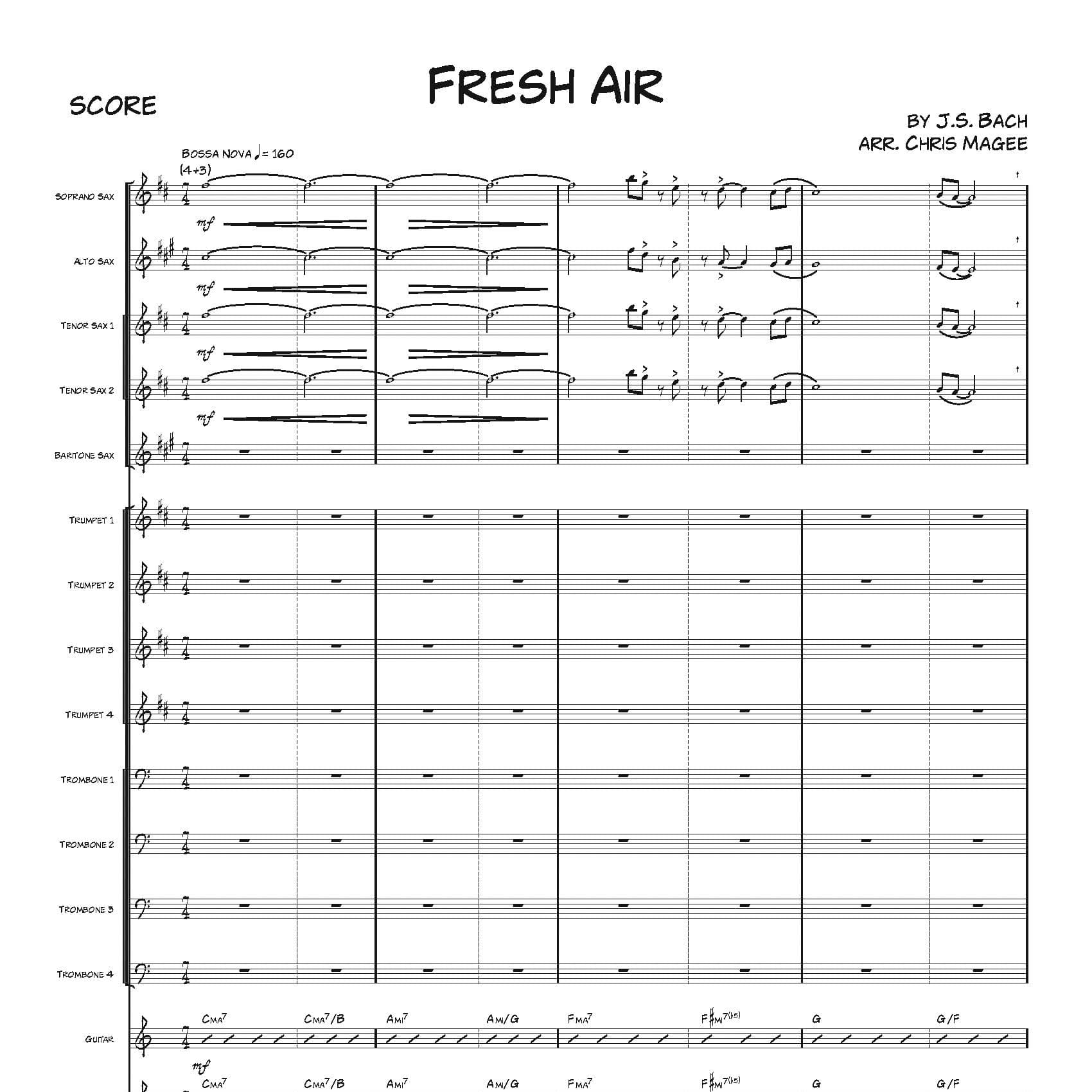 Fresh Air (arr. Chris Magee)