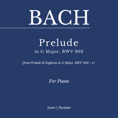 PRELUDE (from Prelude & Fughetta in G Major, BWV 902 - 1.) - as played By Víkingur Ólafsson (arr. Flavio Regis Cunha)