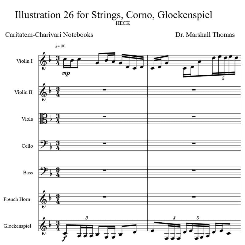 Illustration 26 for Strings, Corno, Glockenspiel