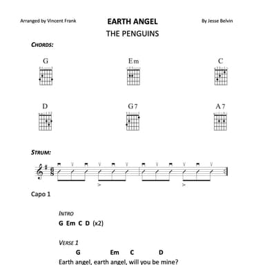 Earth Angel (arr. Vincent Frank)