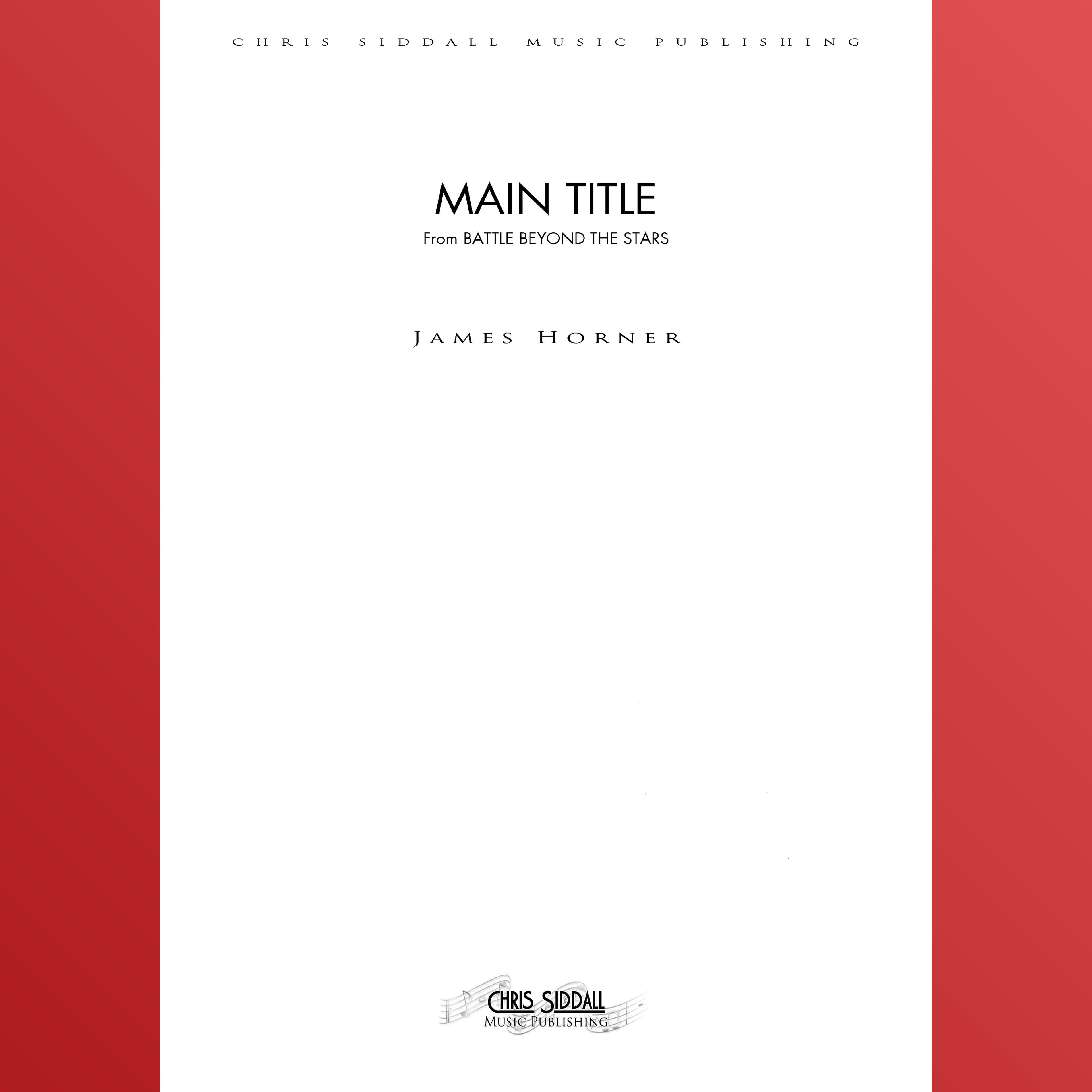 Battle Beyond The Stars - Main Theme - Score Only (arr. Chris Siddall)