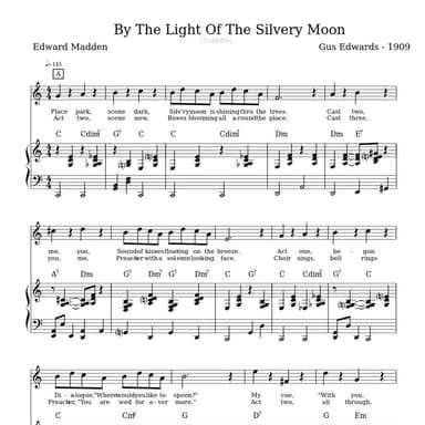 By The Light Of The Silvery Moon (arr. Jim Ivy)