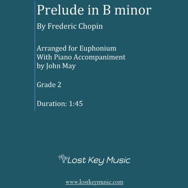 Prelude in B minor-Euphonium Solo with Piano Accompaniment (arr. John May)