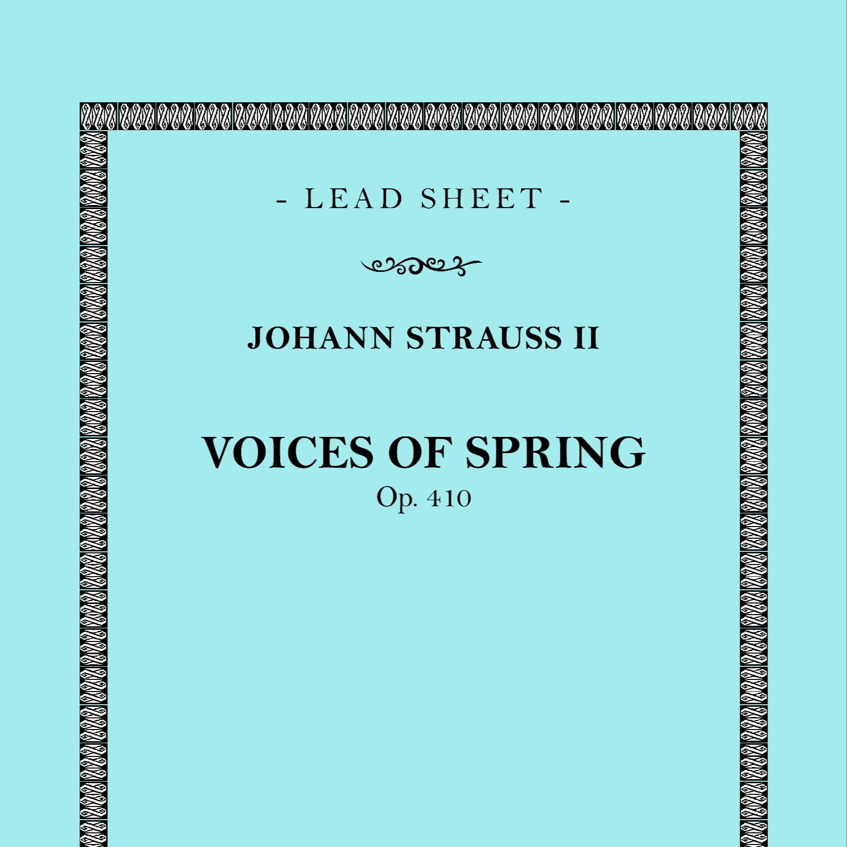 Voices of Spring (arr. Francesco Calì)