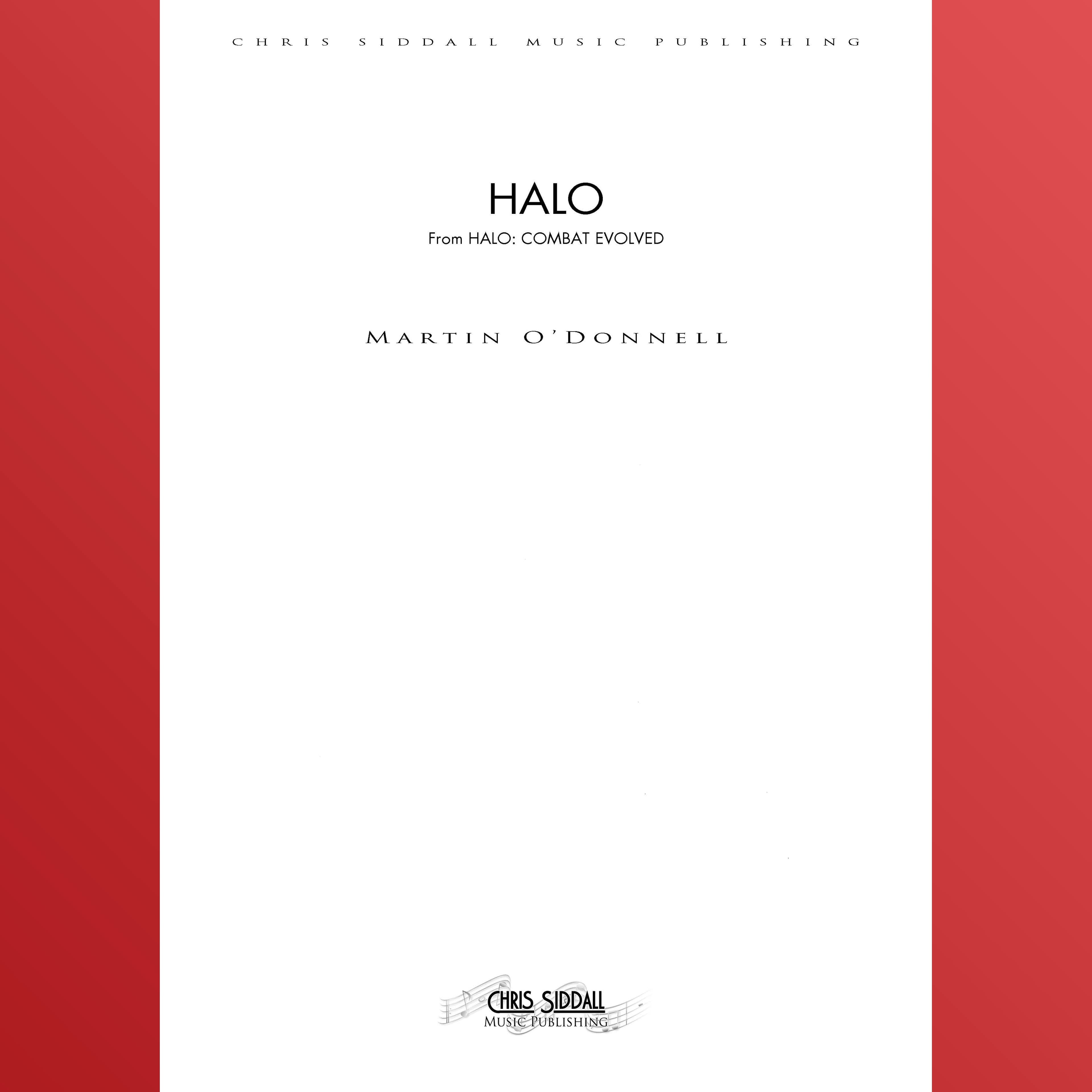 Halo - Score Only (arr. Chris Siddall)