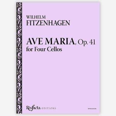 Ave Maria, Op. 41 for Four Cellos