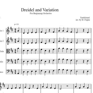 Dreidel Song (arr. D. Fagan)