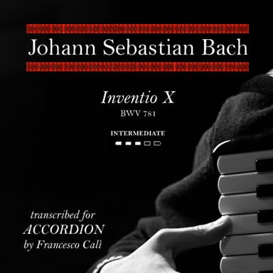 Two-part invention No. 10 (arr. Francesco Calì)