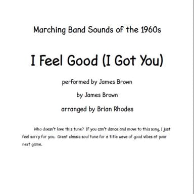 I Got You (i Feel Good) (arr. Brian Rhodes)