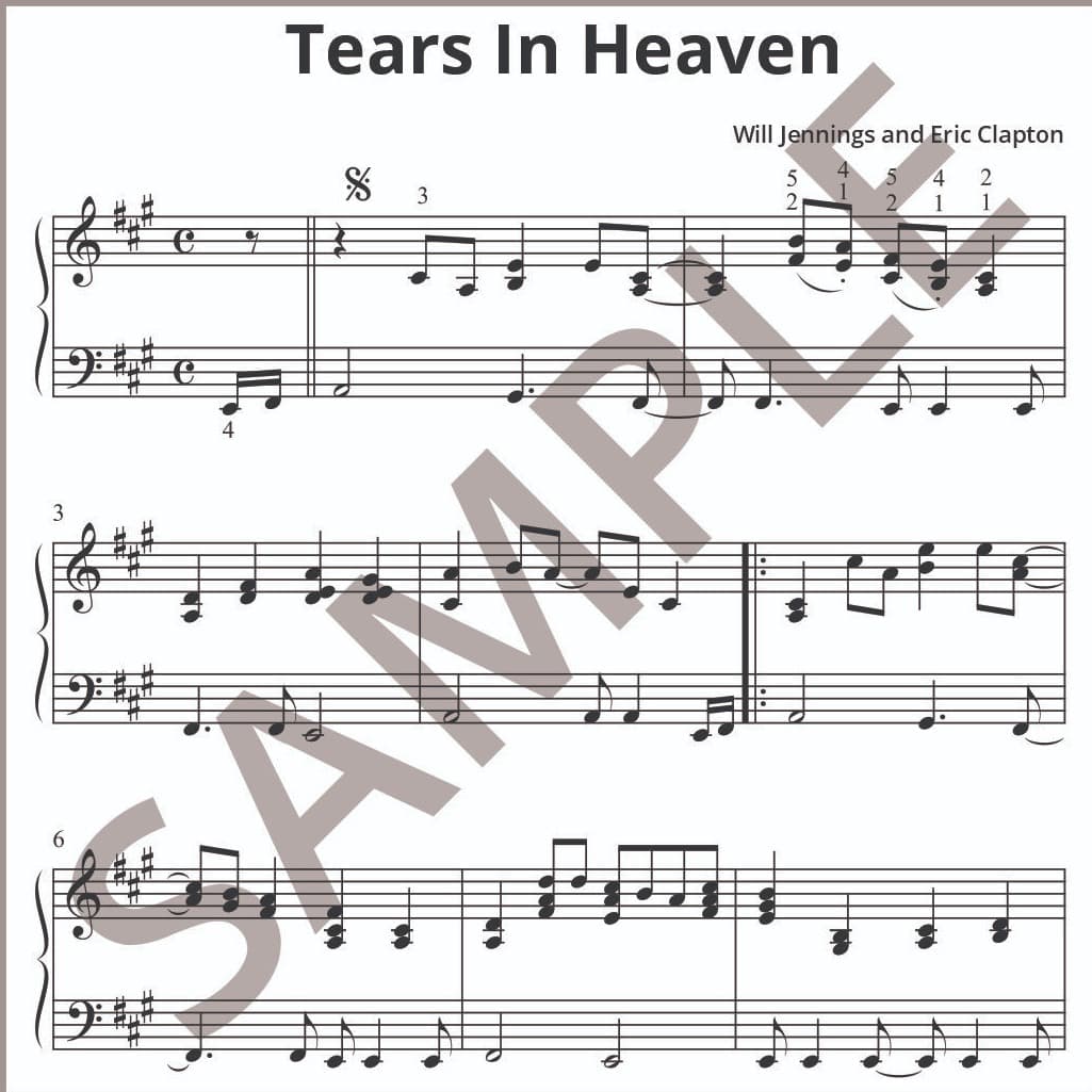 Tears In Heaven (arr. Jane Stavrinoudis)