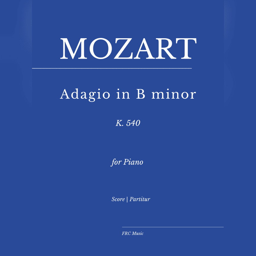 Mozart: Adagio in B Minor, K. 540 (as interpreted by Víkingur Ólafsson) (arr. Flavio Regis Cunha)