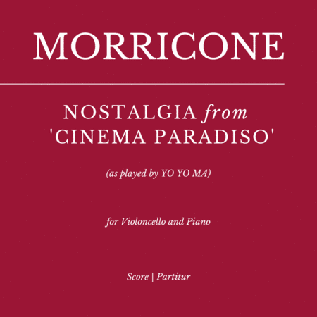 Cinema Paradiso (arr. Flavio Regis Cunha)