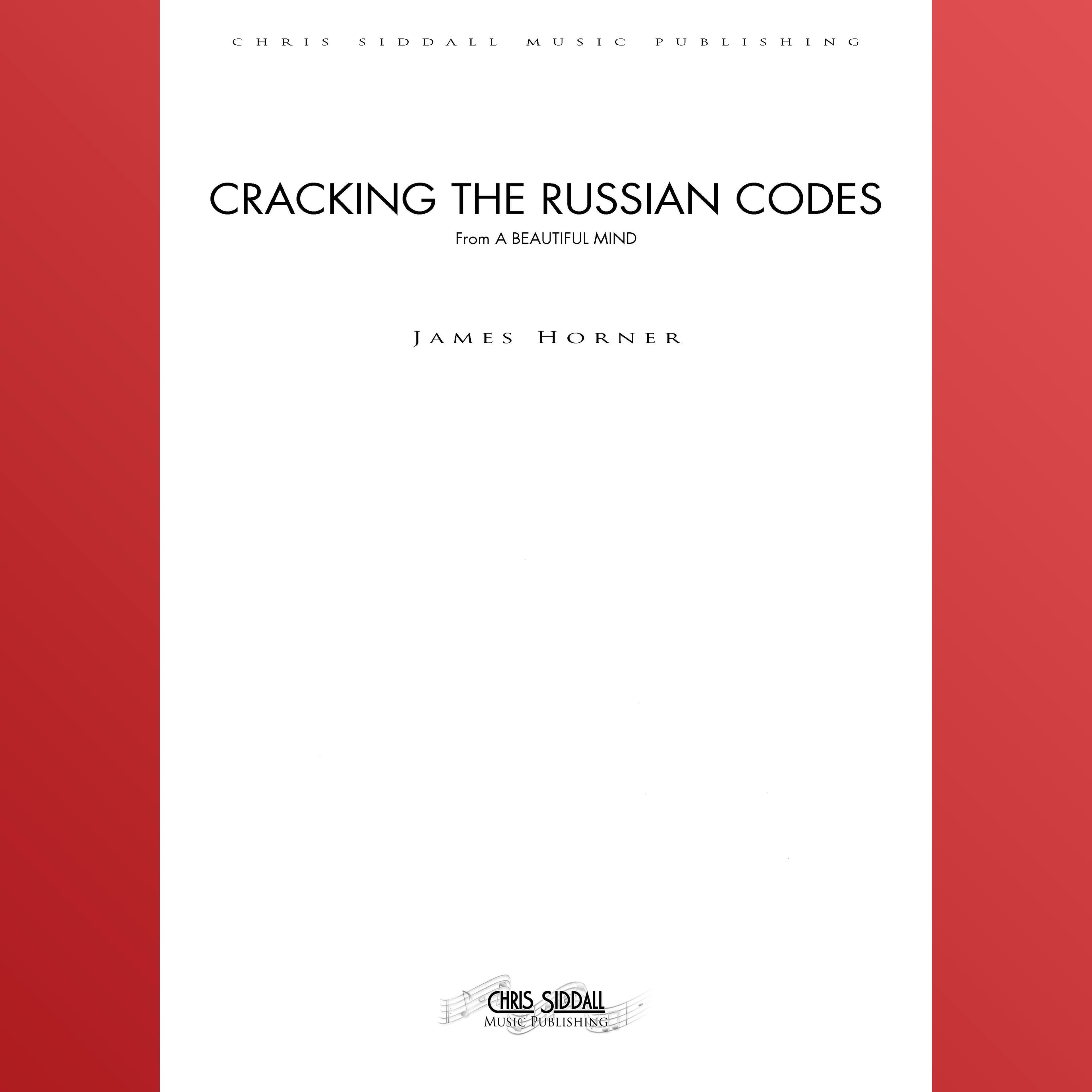 Cracking The Russian Codes - Score Only (arr. Chris Siddall)