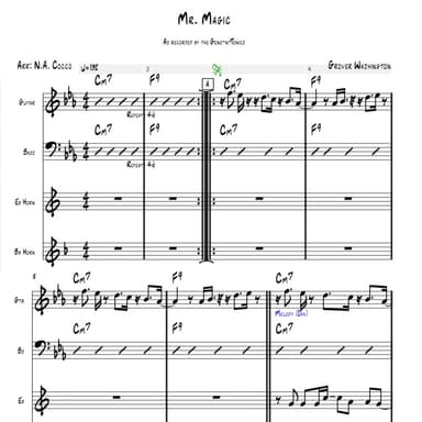 Mr. Magic (arr. Nicholas Cocco)