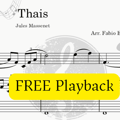 Thais (Meditation) - Free Mp3 Playback + Solo and Piano Parts (arr. Fabio Eduardo de Oliveira)