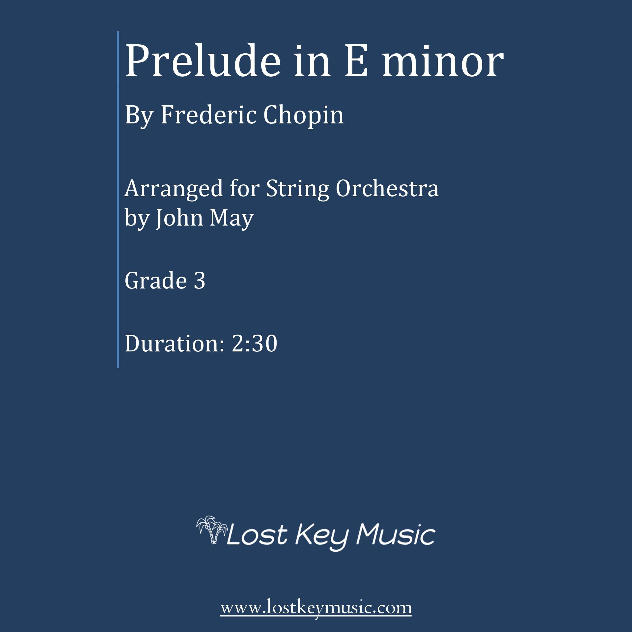 Prelude in E minor-String Orchestra (arr. John May)