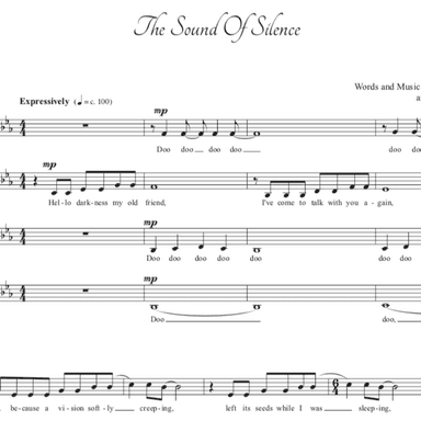 The Sound Of Silence (arr. Julie Gaulke)