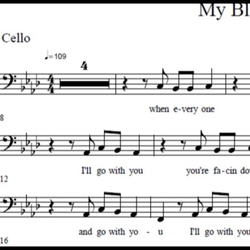 My Blood - Cello