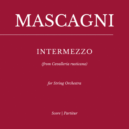 Intermezzo (for String Orchestra) (arr. Flavio Regis Cunha)