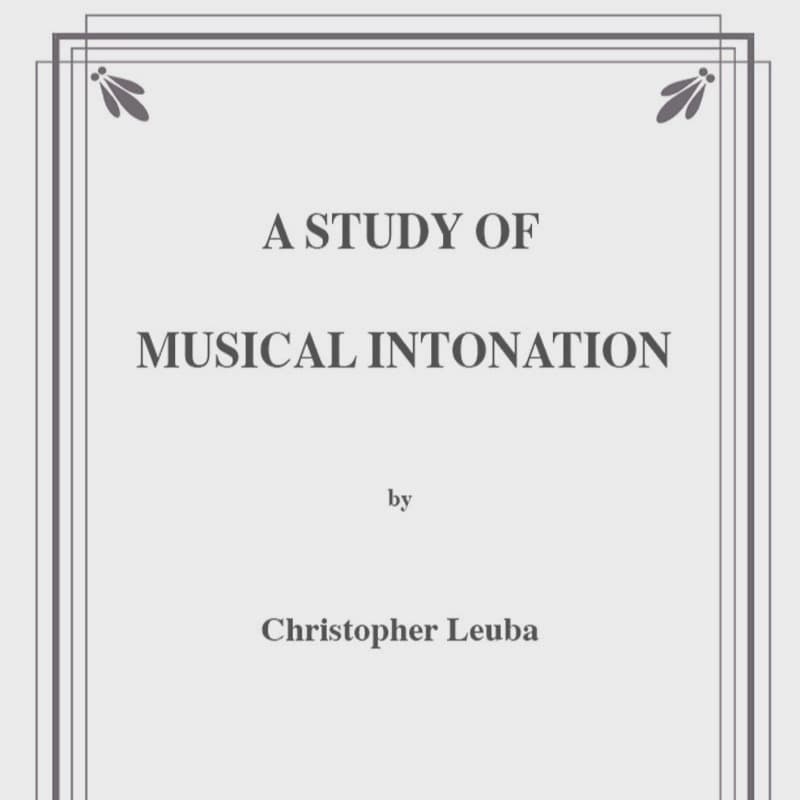 A Study of Musical Intonation