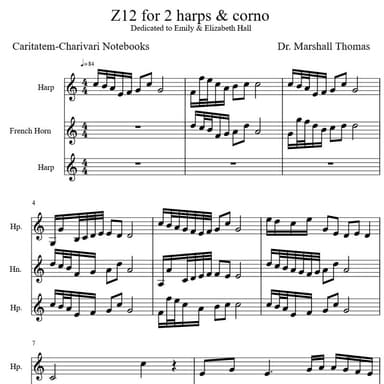 Z 12 for Harps & Corno