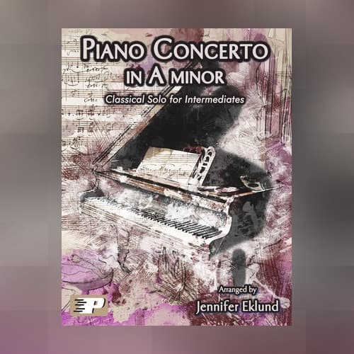 Grieg Piano Concerto Theme (Intermediate Piano) (arr. Jennifer Eklund)